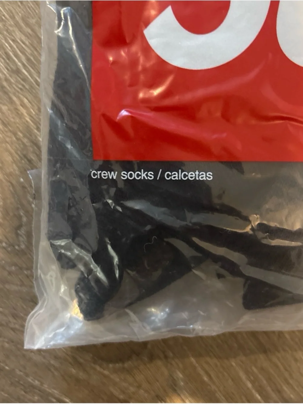 Supreme socks  - Size Label